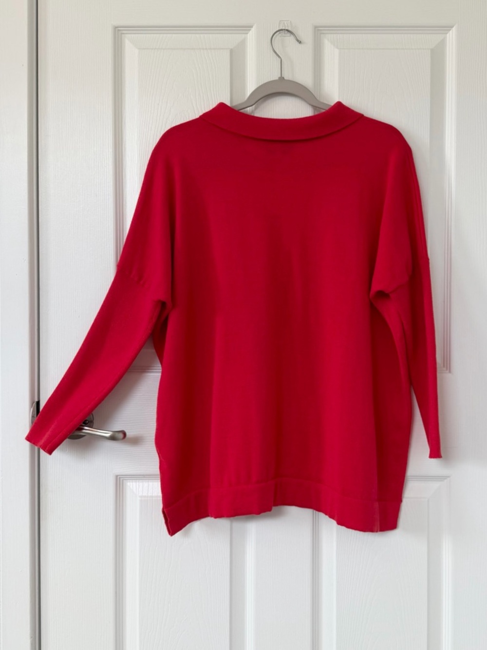 Tuckernuck Clayton Long Sleeve Knit Polo in Red Medium / Large - Picture 4 of 8
